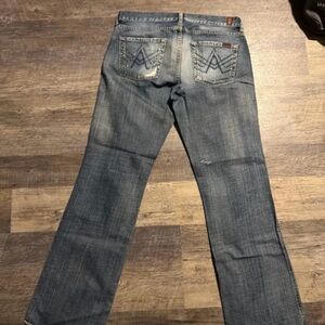 7 For All Mankind Men's Relaxed Jeans - Blue